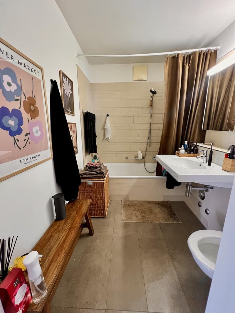 Wunderschöne, helle 2.5-Zimmer-Wohnung in Zürich Wiedikon möbliert & flexibel zur Untermiete (6)