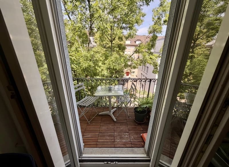 Zweizimmerwohnung im Herzen von Zürich, befristet & möbliert (6)
