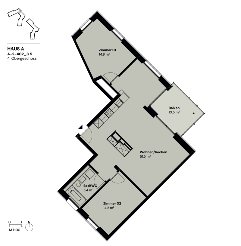 Moderne 3.5-Zimmer-Wohnung im Neubau in Dübendorf (9)