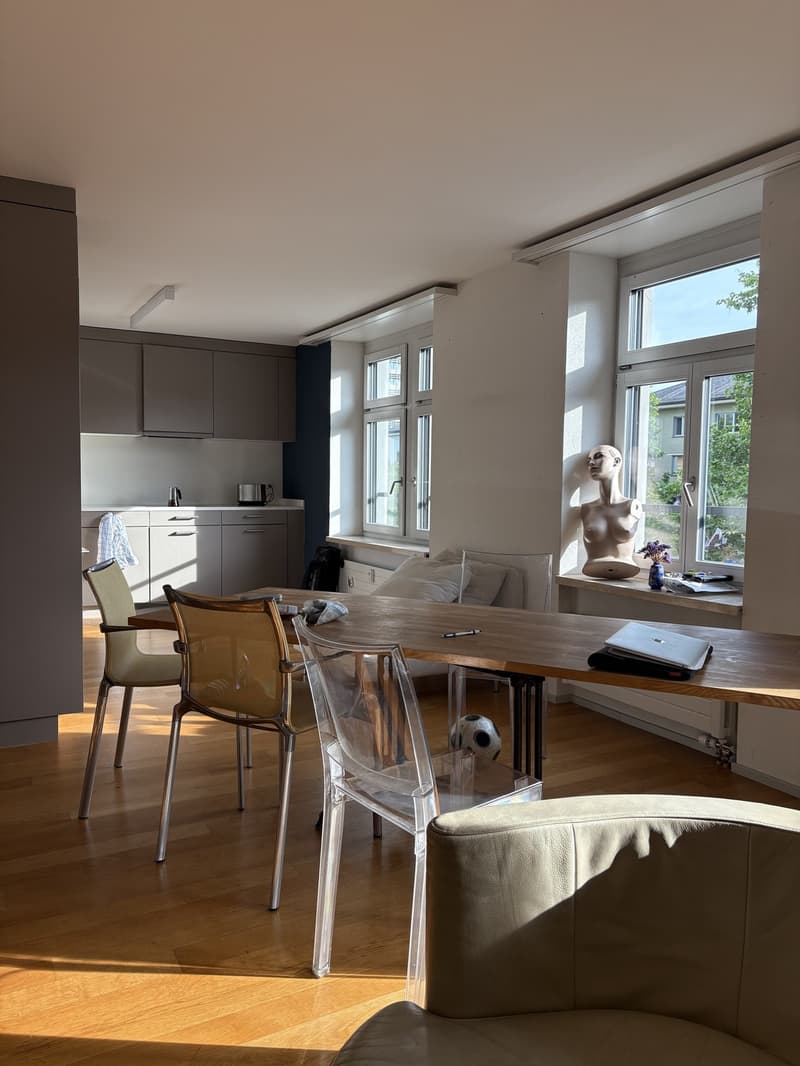 Befristet, Zimmer in 4er WG zu vermieten, Kreis 5 (4)
