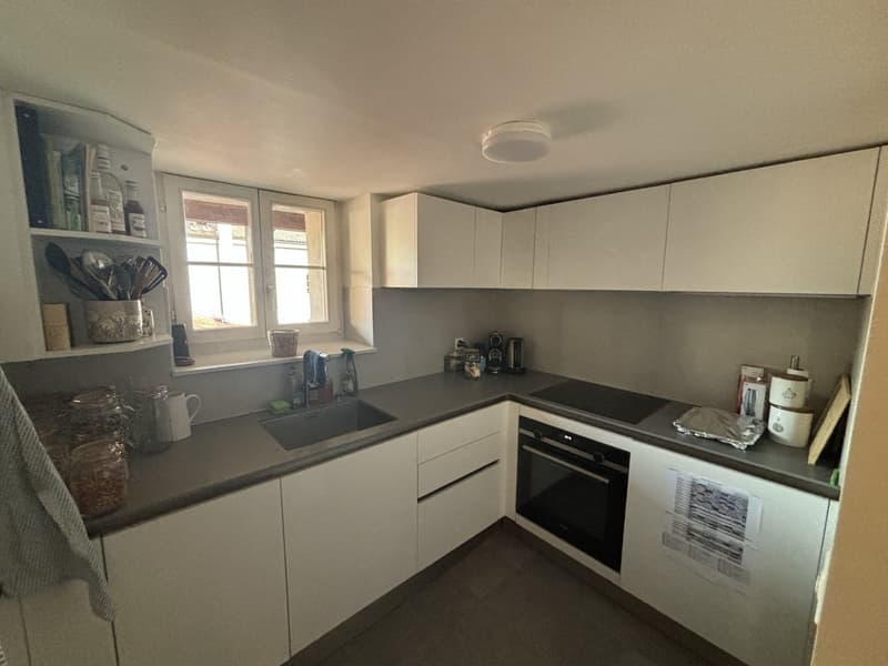 Appartement charmant et calme en basse-ville avec balcon privé et jardin commun (6)