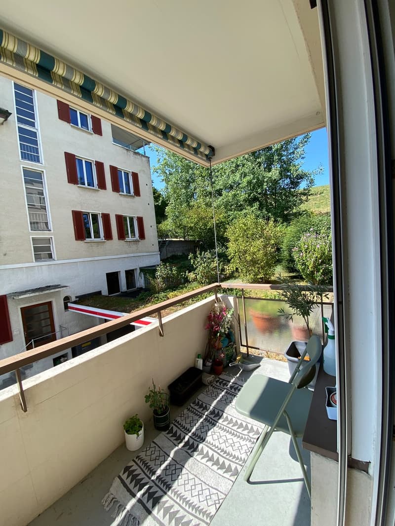 Helle 1-Zimmer-Wohnung mit Balkon  Top-Lage nahe Sihlcity & Morgental (4)
