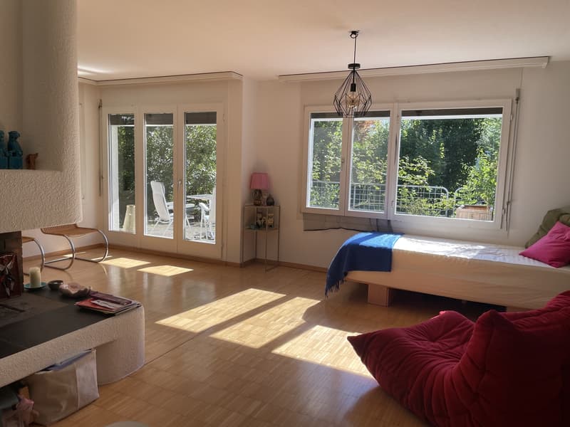 Cheminée, Badewanne mit Fenster, Terrasse & Garten in Küsnacht (1)