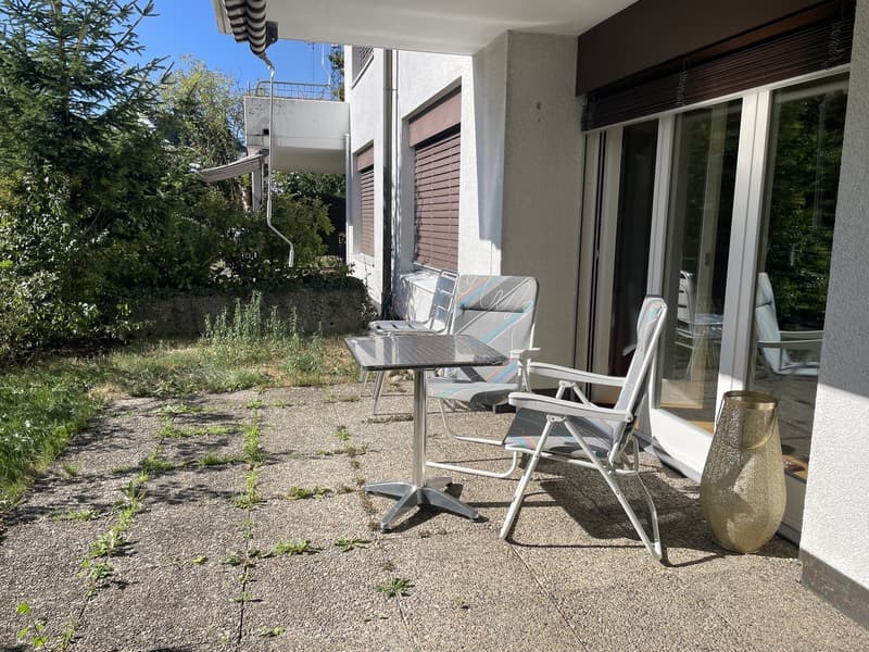 Cheminée, Badewanne mit Fenster, Terrasse & Garten in Küsnacht (8)