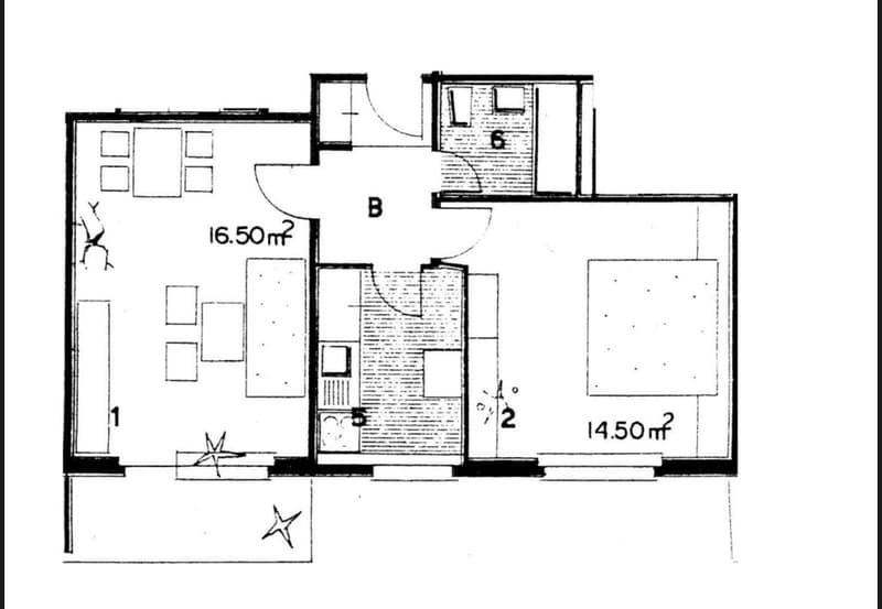 Nachmieter gesucht per 1. Oktober in einer Moderne 2-Zimmer-Wohnung, 3. OG, 50 m2 (6)