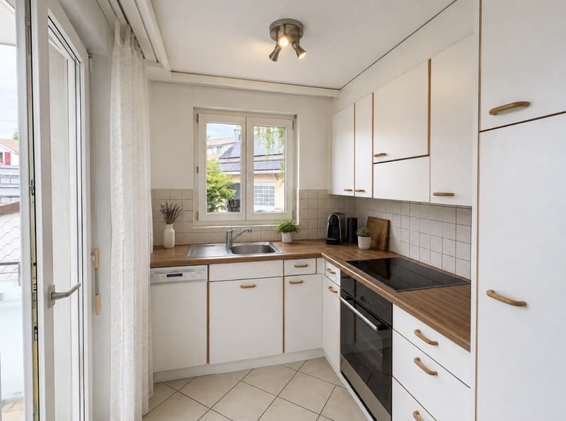 Helle 2.5-Zimmer-Wohnung mit grossem Balkon  Haustiere willkommen (4)