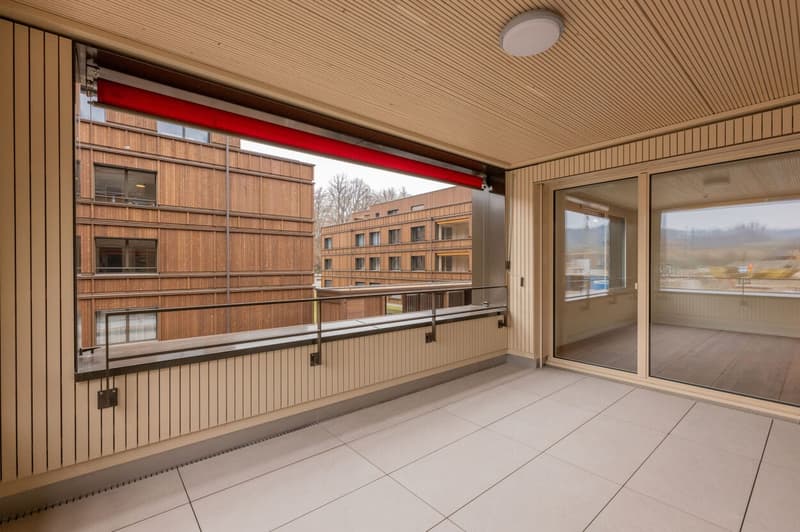 Grosse gedeckte Loggia