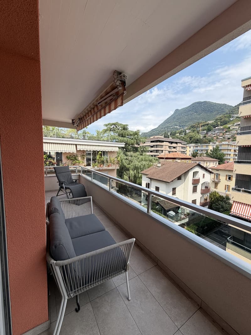 Appartamento arredato di 2.5 locali con balcone, subaffitto per 3 mesi, Lugano (2)