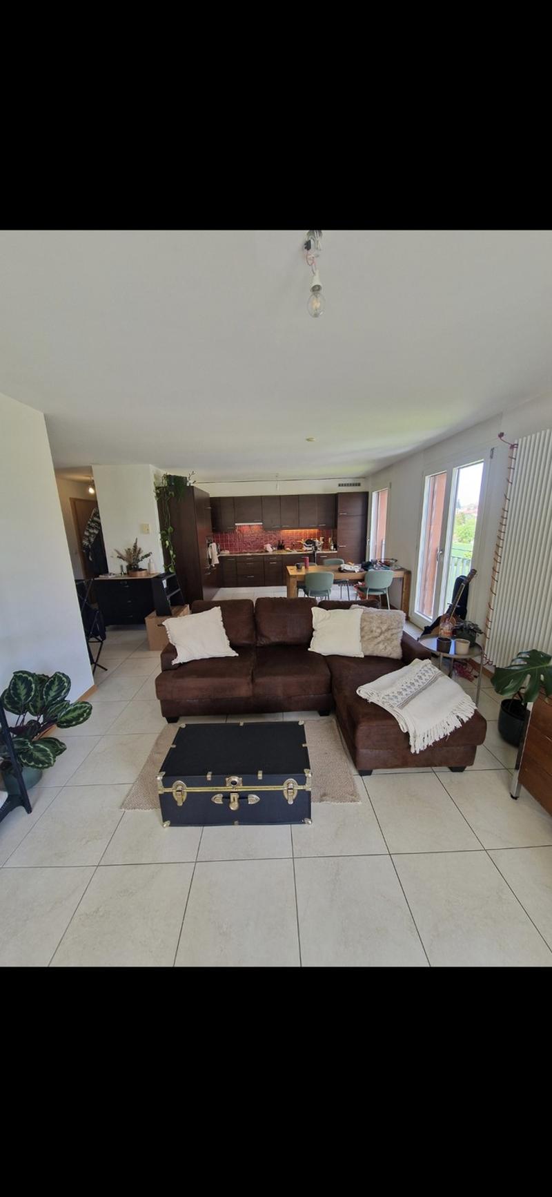 Sous-location Appartement 2,5 pièces meublé à Villars-sur-Glâne (1 an) (1)