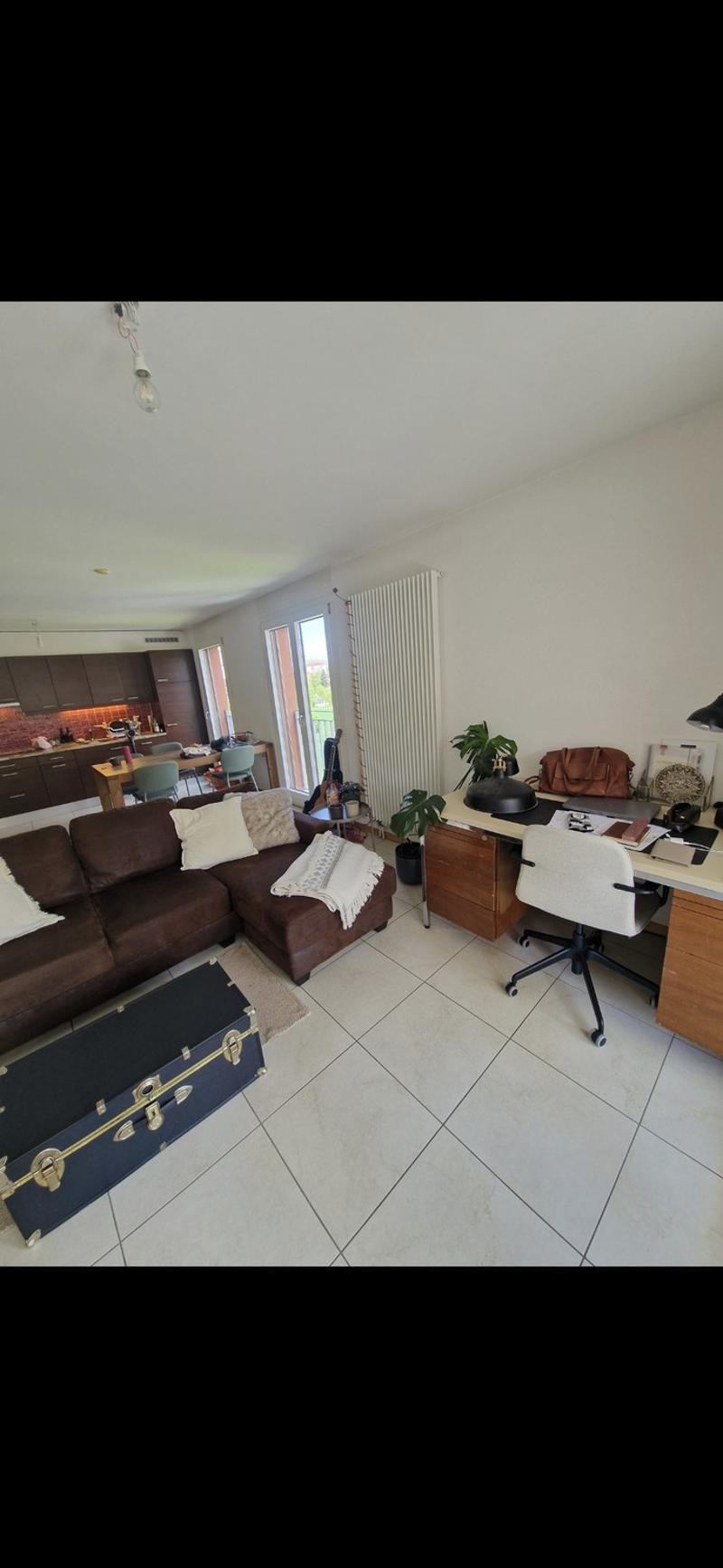 Sous-location Appartement 2,5 pièces meublé à Villars-sur-Glâne (1 an) (2)