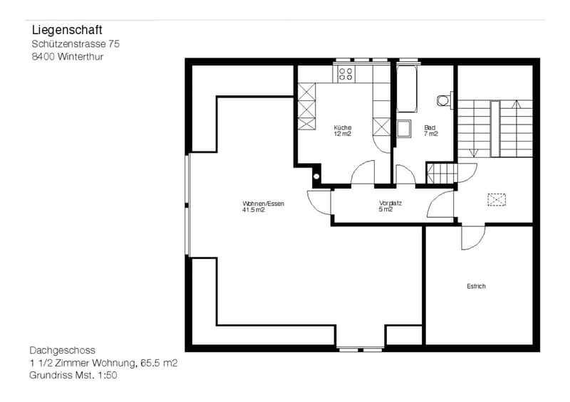 1 ½ Zimmer-Wohnung, 8400 Wintherthur (4)