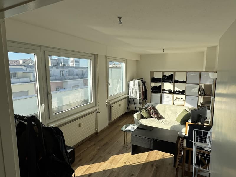 1.5-Room Og.5 Rooftop Apartment with Balcony in Basel (10)