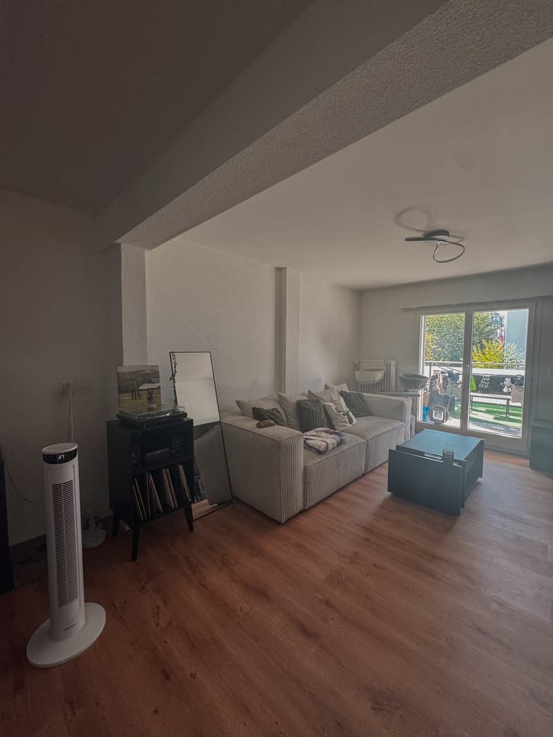 Moderne, lichtdurchflutete 2.5-Zimmer-Wohnung mit 15m² Balkon ruhig & direkt beim Bahnhof Möhlin (5)