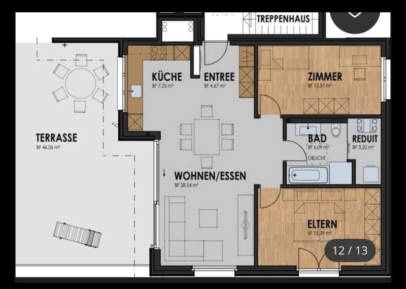 Nachmieter gesucht Moderne 3.5-Zimmer-Attikawohnung mit 46 m² Terrasse Niederwil AG ab 01.11.2026 (8)