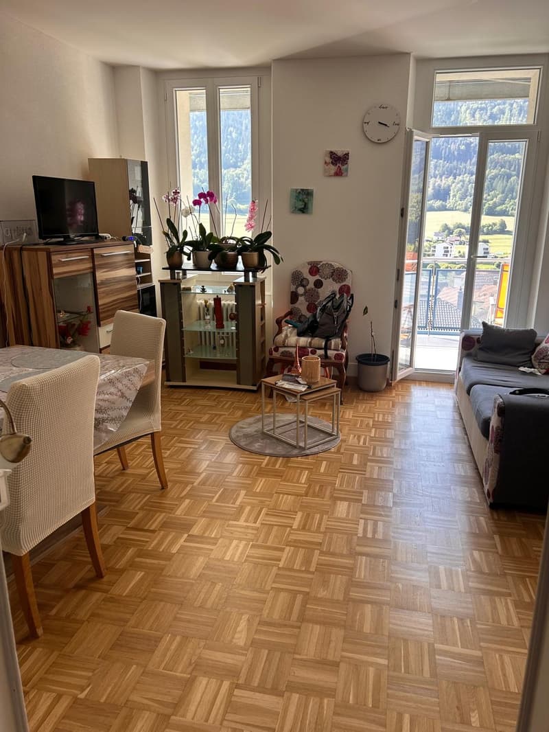Magnifique appartement 3,5 pièces à Vallorbe avec vue sur le Jura (3)