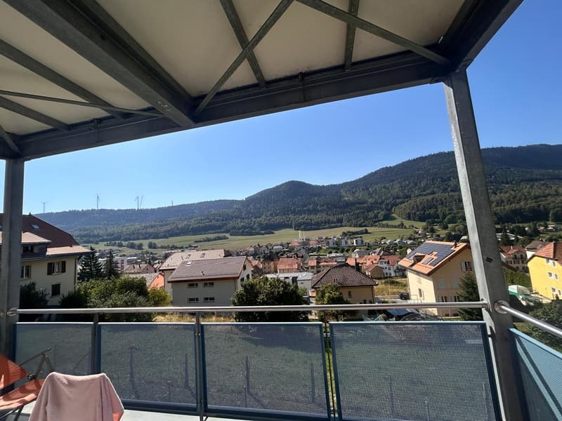 Magnifique appartement 3,5 pièces à Vallorbe avec vue sur le Jura (4)
