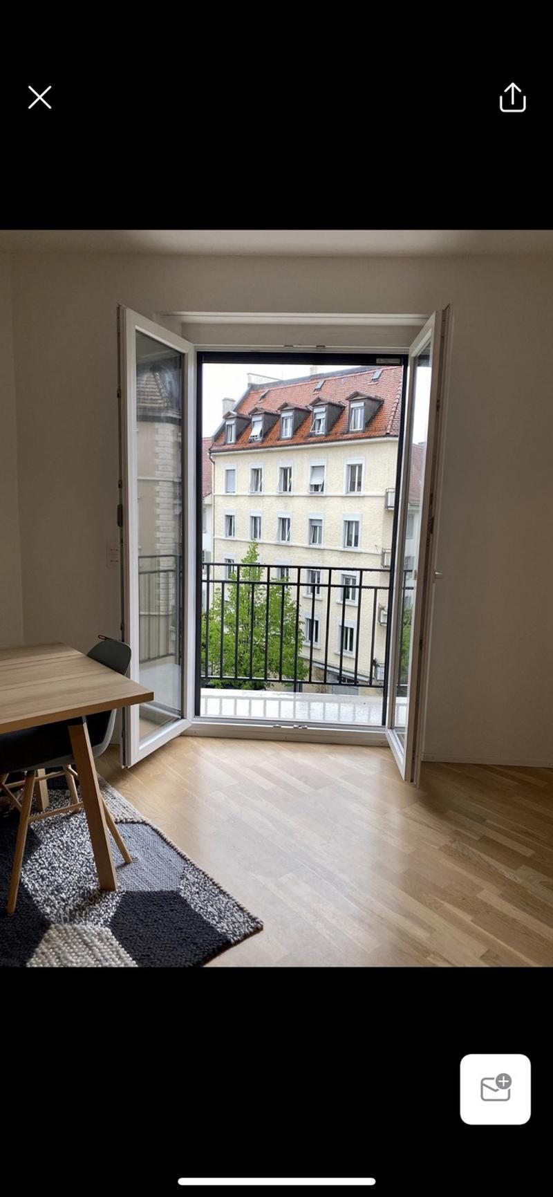 Helle 2.5 Zimmer Wohnung mit Balkon in Wiedikon (3)