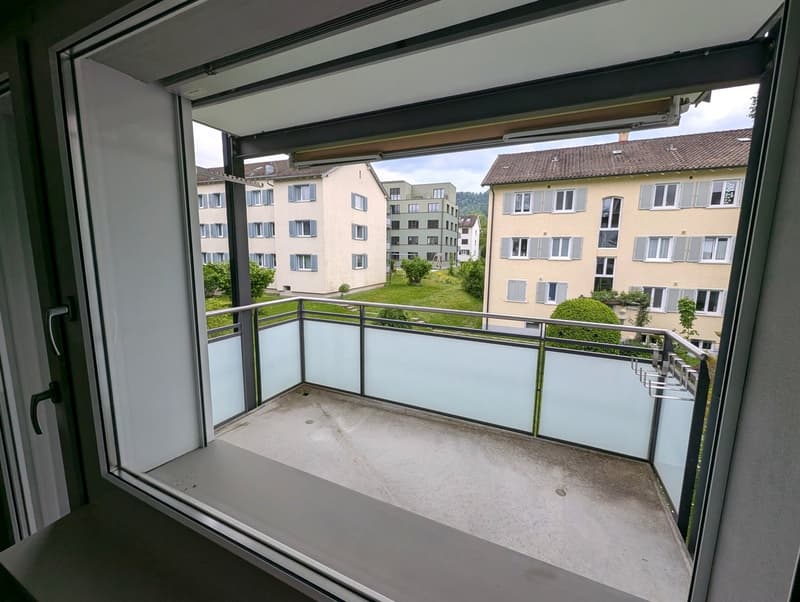 Balkon mit Blick ins Grüne