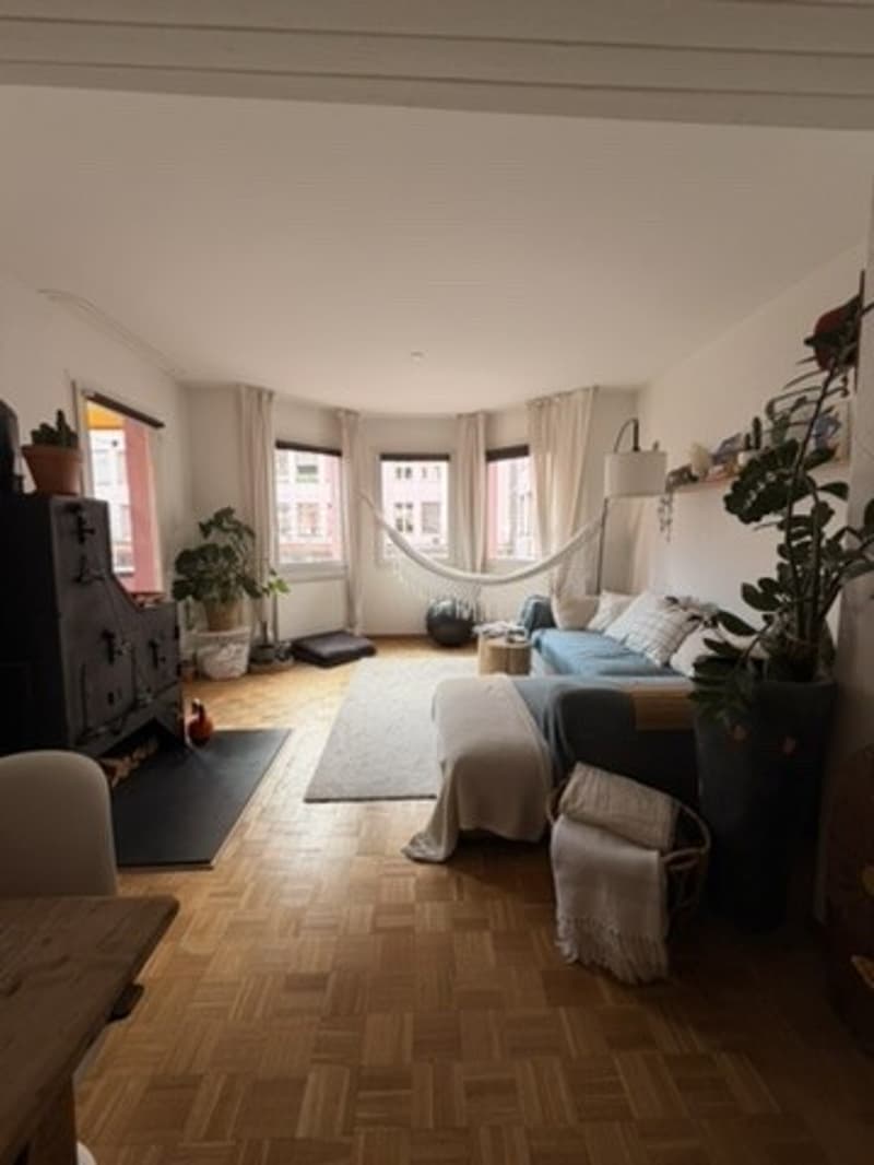 Only for 3 months: Bright Apt in Kreis 4 (Europaallee) (1)