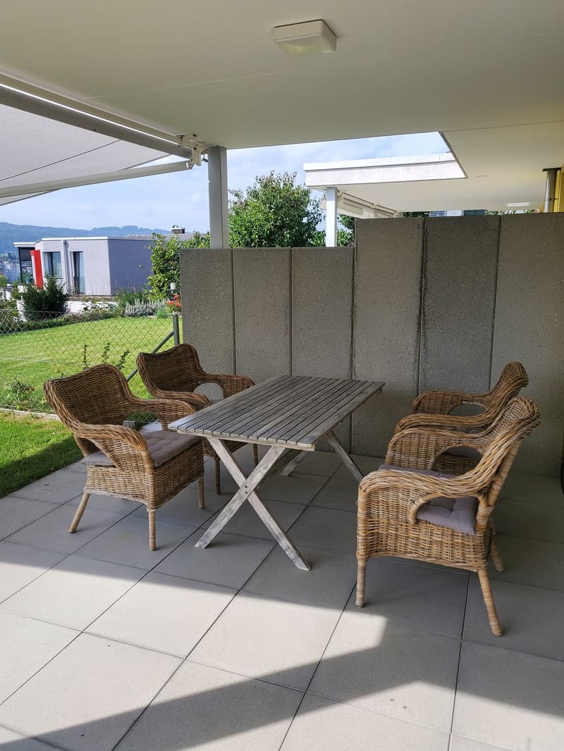 Möblierte Gartenwohnung mit Einzelgarage und Vorplatz (4)