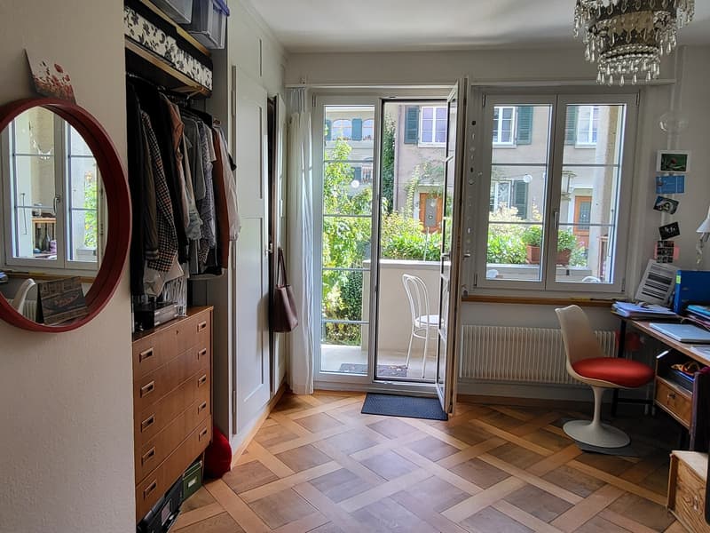 Zimmer mit eigenem Balkon und Gartensitzplatz