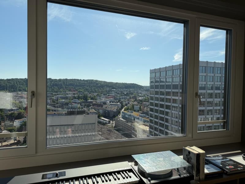 Moderne 2-Zimmer-Wohnung mit atemberaubendem Ausblick in Oerlikon (9)