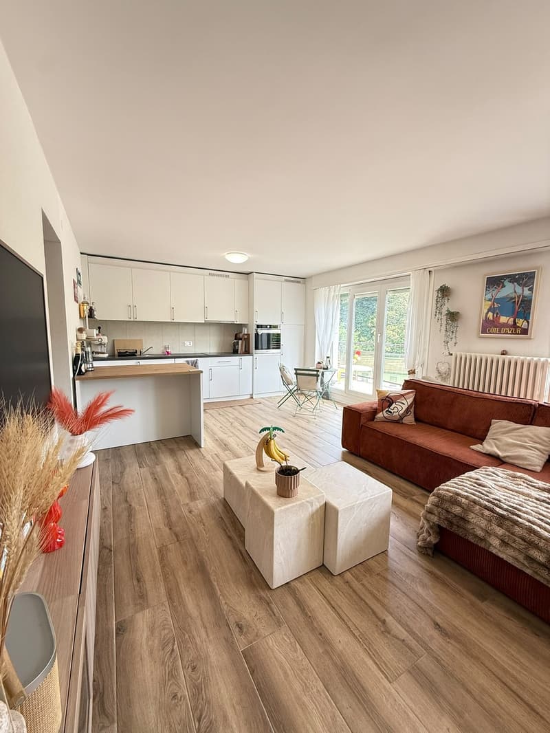 Appartement meublé de 3 pièces avec balcon - Au centre de Lausanne (8)