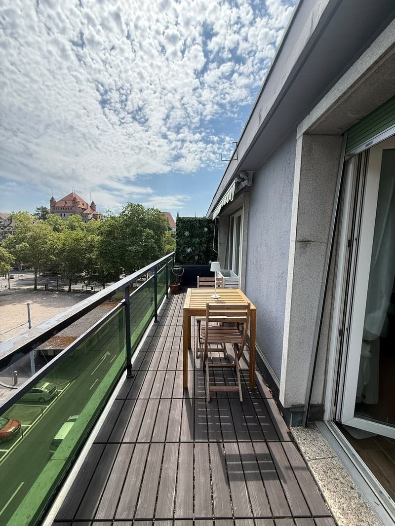 Appartement meublé de 3 pièces avec balcon - Au centre de Lausanne (2)