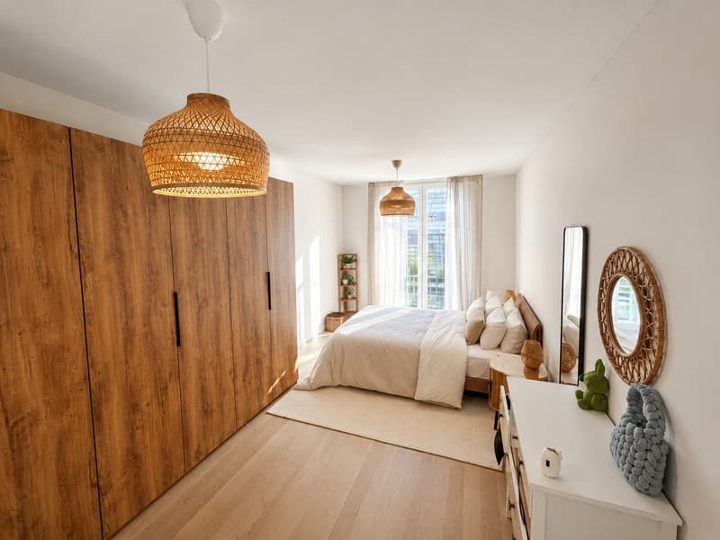NACHMIETER GESUCHT: TRAUMHAFTE 3,5-ZIMMER-WOHNUNG MIT CHEMINÉE UND GROSSER LOGGIA IN ZÜRICH-SEEBACH (3)