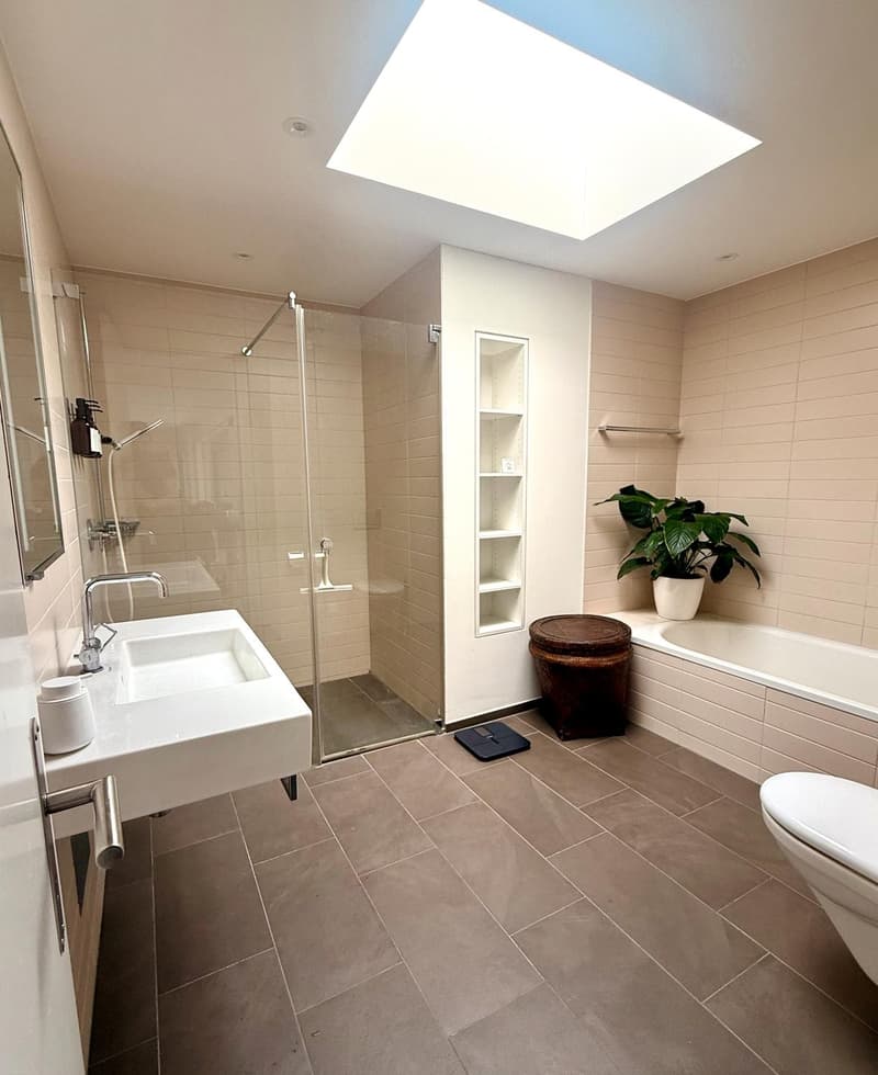 Hochwertig möbliertes 3.5-Zimmer-Penthouse mit zwei Terrassen im Kreis 5 (5)