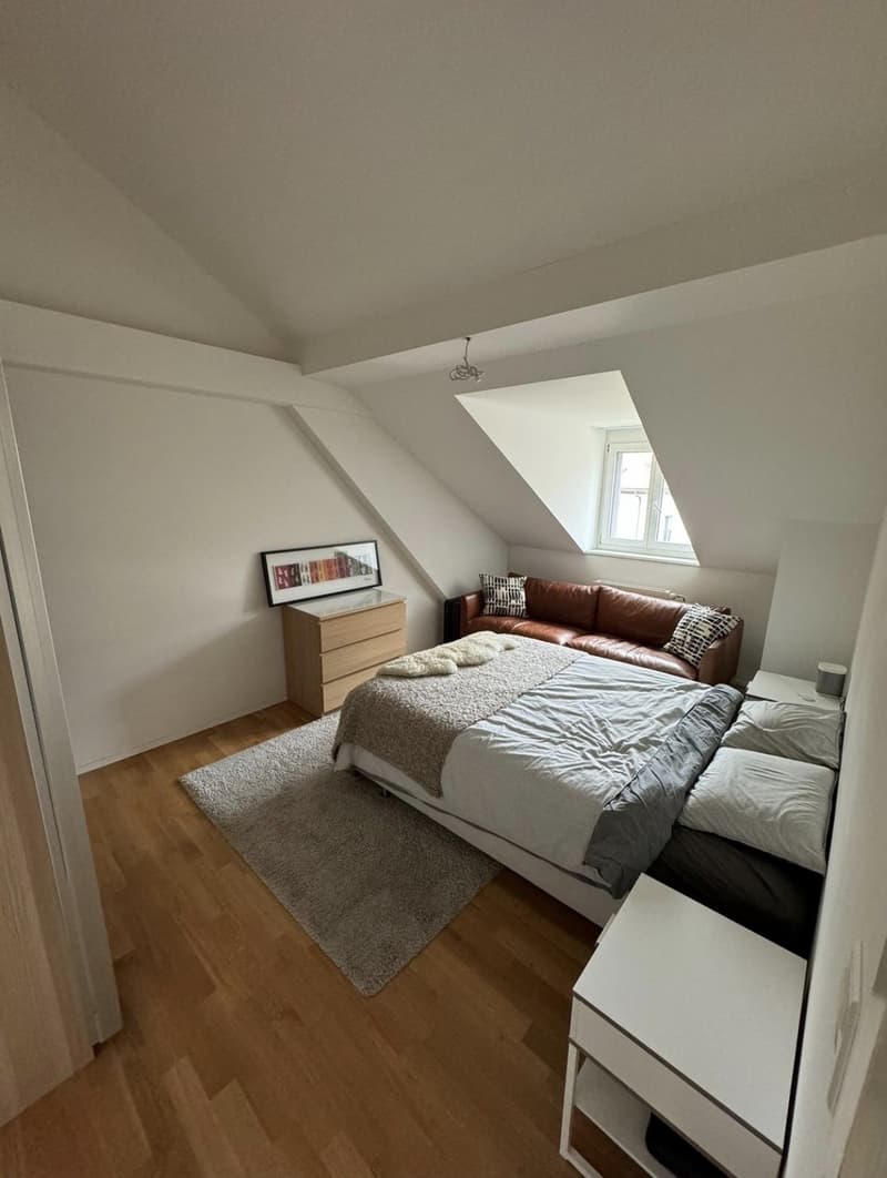 Top Lage: Schöne Dachgeschosswohnung im Herzen von Wiedikon (4)