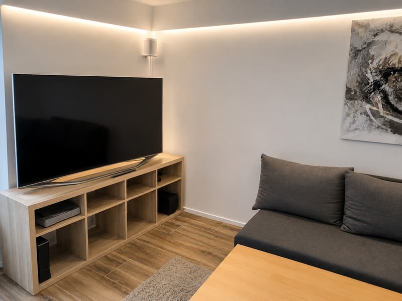 Modernes Zimmer in Klingnau möbliert, hell & mit schöner Garten-Terrassennutzung (4)