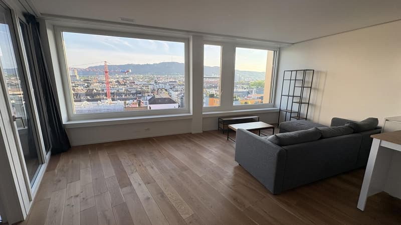 Europaallee: Modern 2.5-Room Apartment, 9th Floor, city view (2)