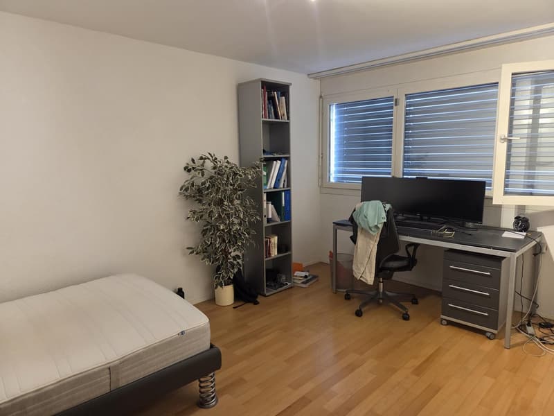1 Monat von Ende August bis Ende September: Elternzimmer mit eigenem Bad in 3er-WG -Zufikon (3)