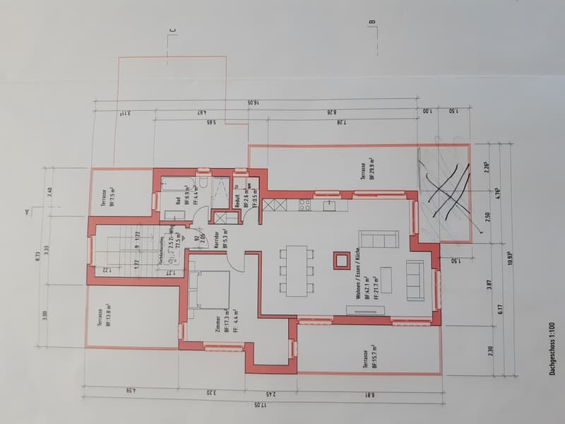 2 1/2- Zimmer Attikawohnung möbliert befristet (3)
