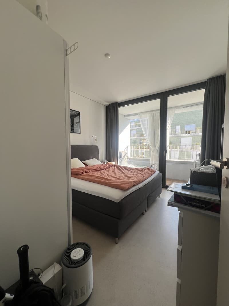 WG-Zimmer in grosszügiger Maisonettewohnung mit Balkon in Zürich-Albisrieden (2)