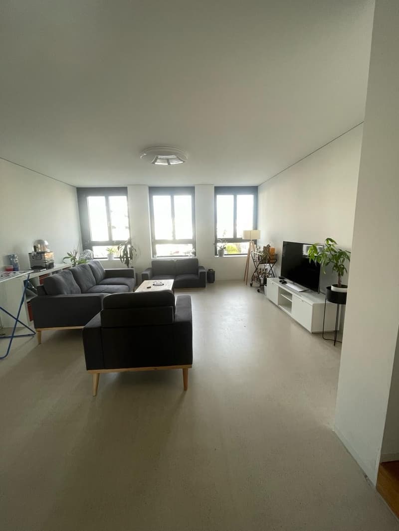 WG-Zimmer in grosszügiger Maisonettewohnung mit Balkon in Zürich-Albisrieden (4)