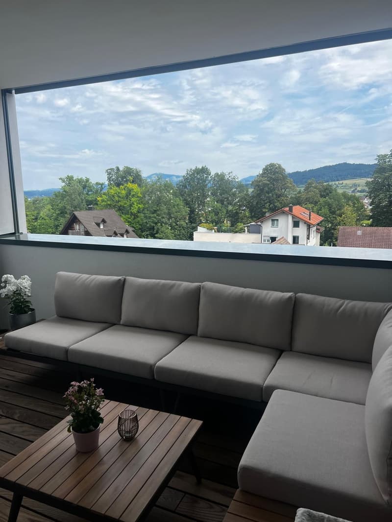 Untermieter/ optional Nachmieter gesucht Moderne 3.5-Zimmer-Attikawohnung in Siebnen (5)