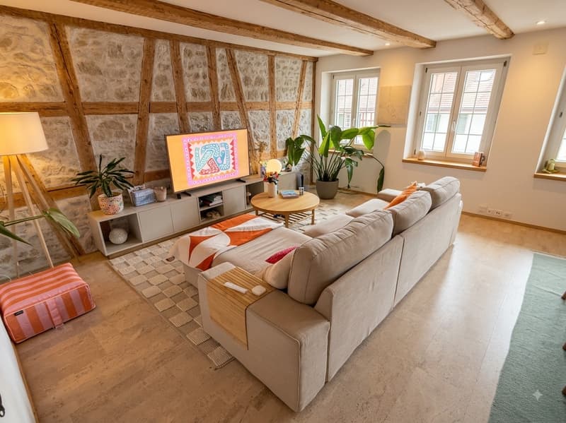 Grosszügige 2.5-Zimmer-Wohnung im Dorfkern Oberwinterthur mit viel Charme (2)
