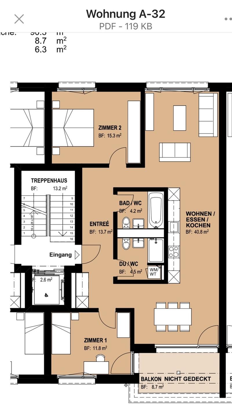 3.5 Zimmer-Wohnung in Döttingen (10)