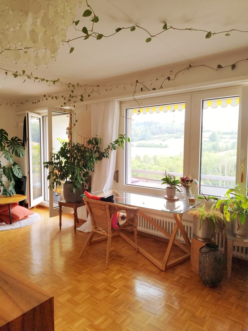 Gemütliche 1,5-Zimmer-Wohnung mit grossem Balkon (2)