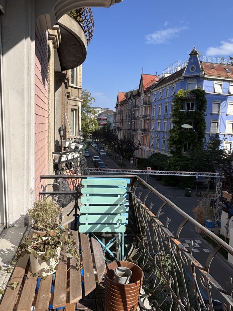 Furnished 2.5 room appartment to sublet for 8 months in Wiedikon (9)