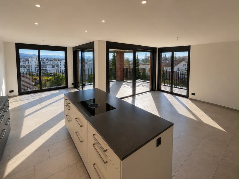 Corner flat with unobstructed lake view and large outdoor space (3)