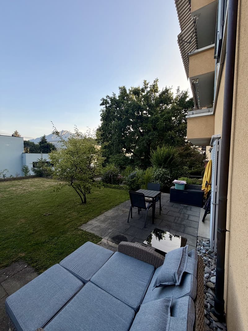 Wunderschöne zentrale 2.5 Zimmer Gartenwohnung in Luzern (3)