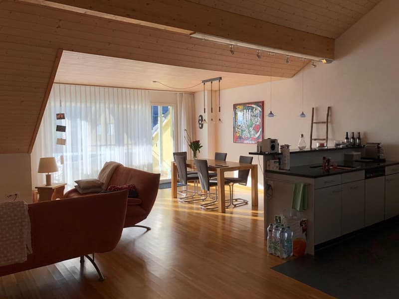 Charmante 2.5-Zimmer-Dachwohnung mit Weitblick und viel Charakter (1)