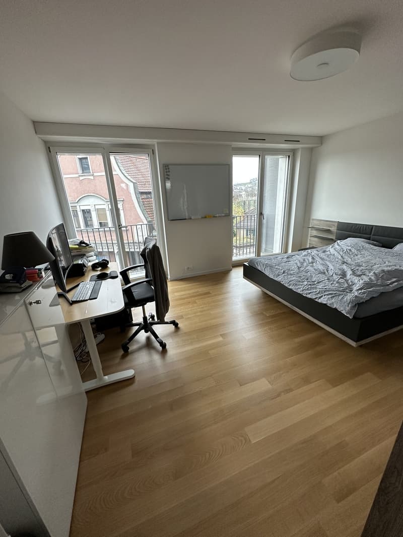 WG-Zimmer in neu renovierter 3.5Z Wohnung am Schaffhauserplatz (befristet) (2)