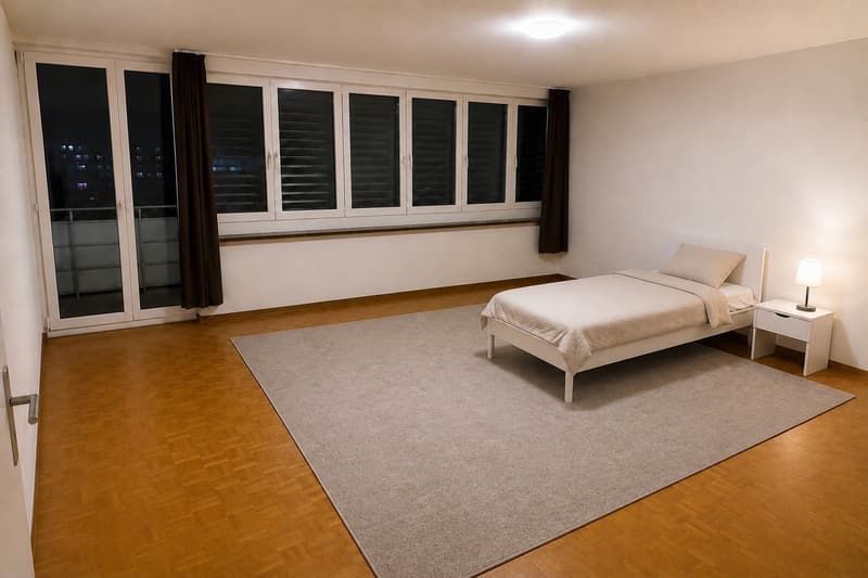 Grosses, helles Zimmer mit Balkon in Winterthur-Wülflingen (1)