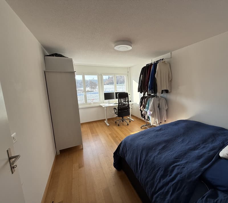 Stilvoll möblierte Wohnung mit schöner Aussicht ins Grüne (7)