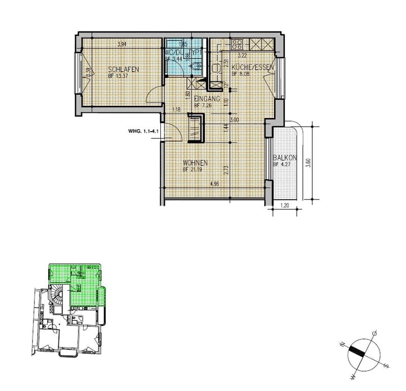 Moderne 2.5-Zimmerwohnung mit Balkon, Zürich Kreis 6 - 10 Gehminuten zum HB (12)