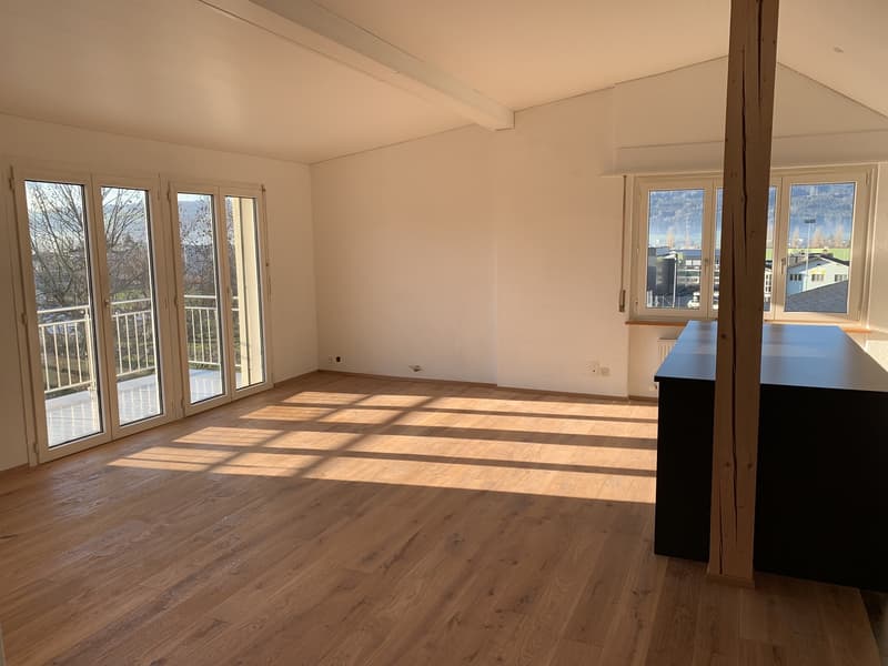 Charmante 3.5-Zimmer-Dachwohnung in Hitzkirch (2)